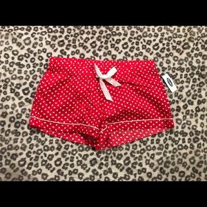Old Navy pajama shorts size medium 100% cotton